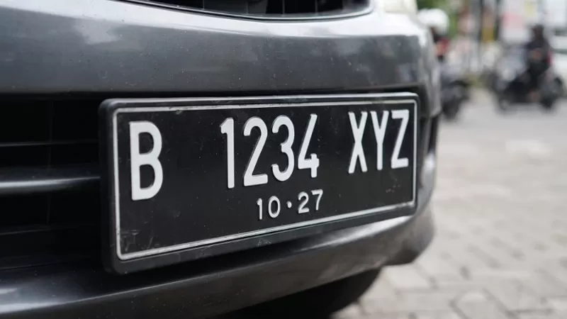 Ilustrasi Pelat Nomor Kendaraan (Foto: Promedia)