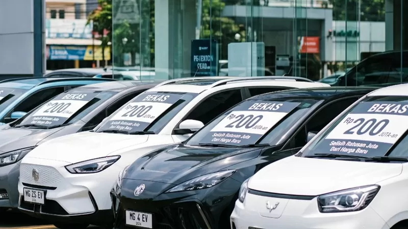 Ilustrasi Mobil Listrik Bekas (Foto: AI/NKRI24Jam)