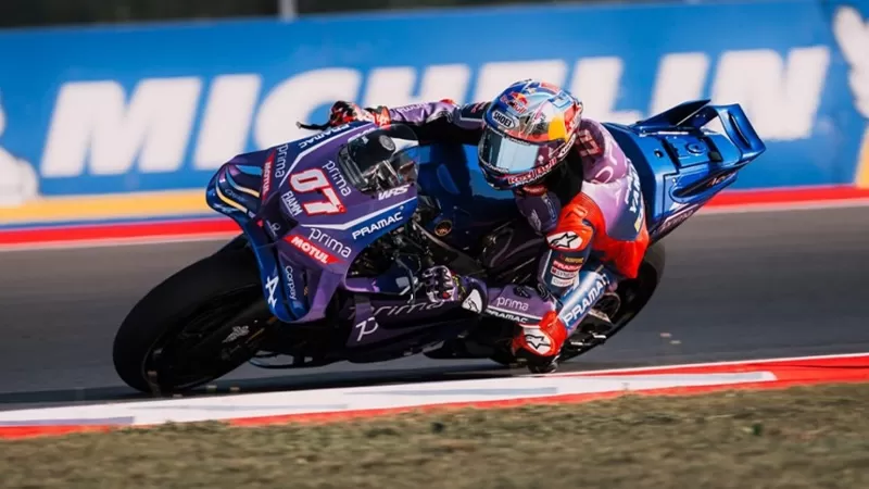 Toprak Razgatlioglu saat menjalani sesi latihan MotoGP di Sirkuit Mandalika. (Foto: instagram/Toprak Razgatlioglu)