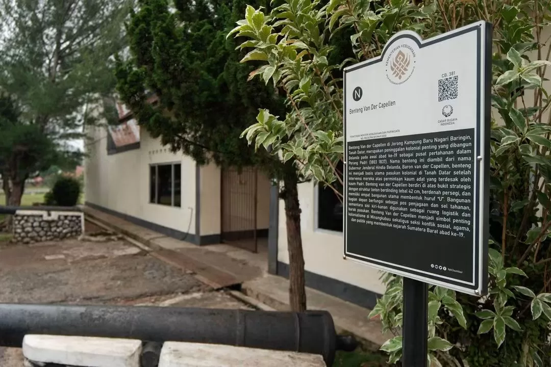 Benteng Van der Capellen di Batusangkar, Kabupaten Tanah Datar. (Foto: Prokopim Tanah Datar)