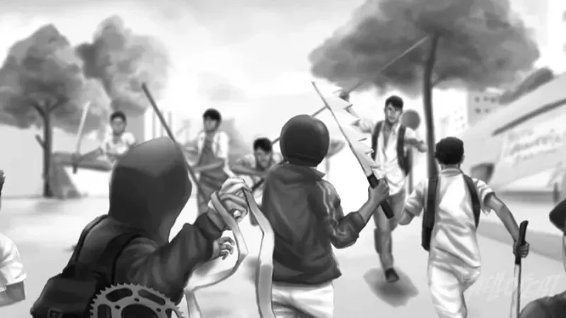 Ilustrasi Tawuran Pelajar (Foto: Istimewa)