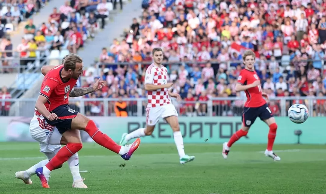 Foto: Timnas Inggris bantai Kroasia 7-0 dalam laga UEFA Nations League yang menjadi bagian dari hasil bola semalam. (IG/@england)