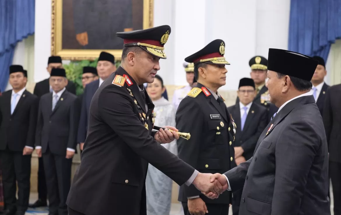Foto Ilustrasi: Sebanyak 27 pejabat Polri menjalani pelantikan dan sertijab di Mabes Polri, sementara 23 Pati mendapat kenaikan pangkat dan Kapolda Metro dilantik menyusul. (Sekretariat Presiden)
