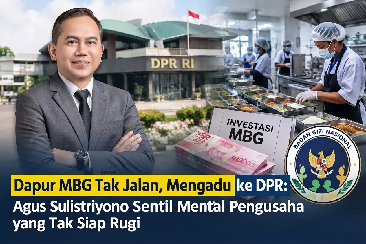 CEO Promedia Group sekaligus pengamat kebijakan publik, Agus Sulistriyono, mengkritik mentalitas pelaku usaha yang mengejar keuntungan dari program Makan Bergizi Gratis (MBG), (Foto/Ist/Chat GPT) 