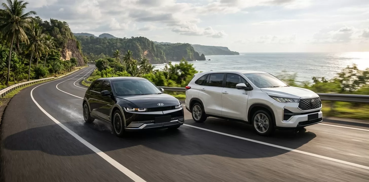 Menghitung Sisa Harga Hyundai Ioniq 5 vs Toyota Zenix Hybrid Setelah Dua Tahun / Foto Promedia