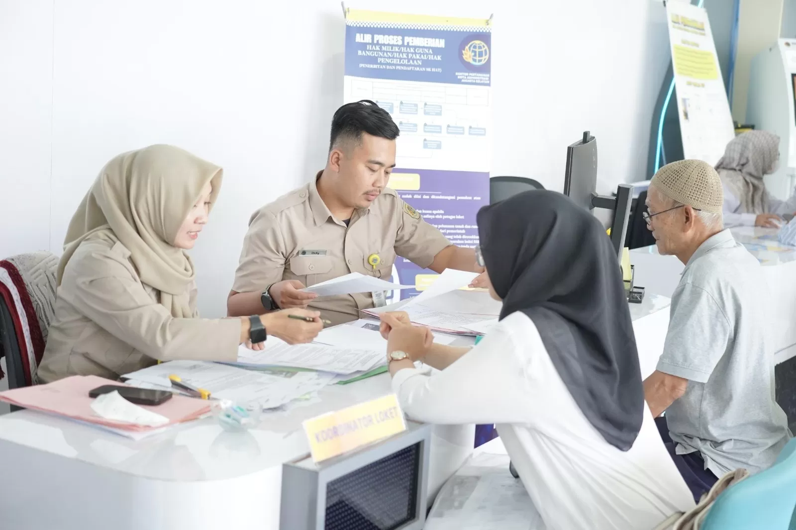 Layanan Pengukuran Terjadwal Percepat Masyarakat Mendapatkan Peta Bidang Tanah.(foto/Ist) 