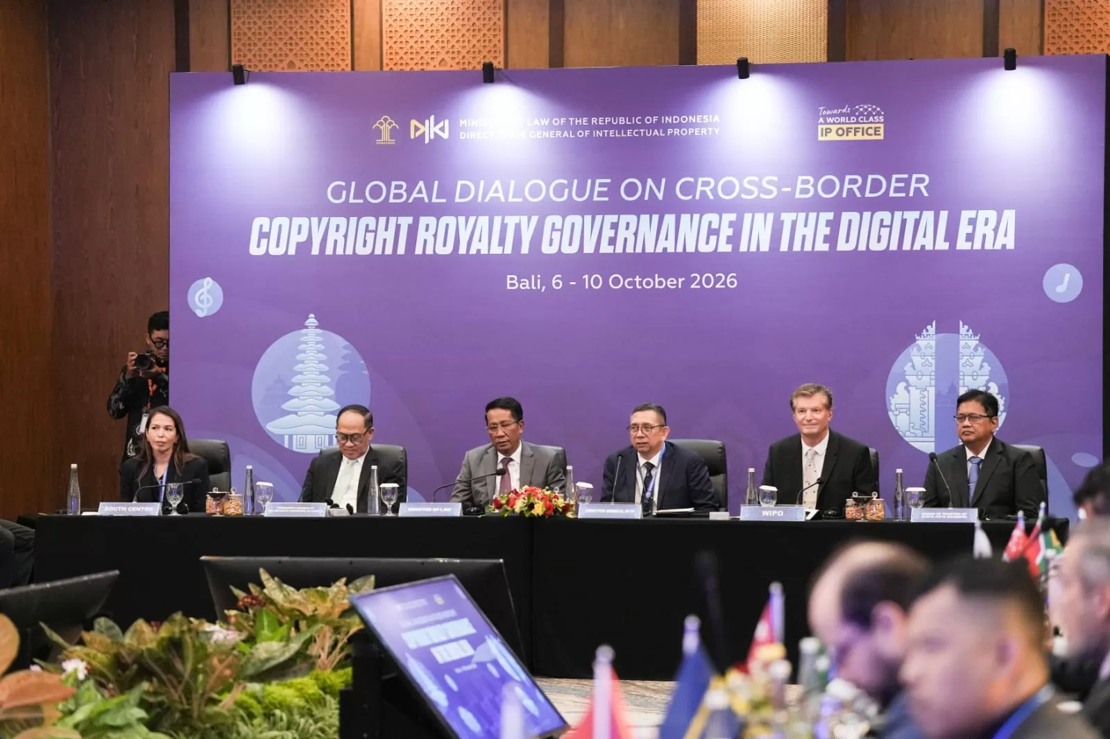 Sebagai Ketua Dewan Pembina Karya Cipta Indonesia (KCI), Viva Yoga Mauladi, mengapresiasi Kementerian Hukum Republik Indonesia dalam menggelar &lsquo;Global Dialogue On Cross-Border, Copyright Royalti Gover (Lie/Pro Media)