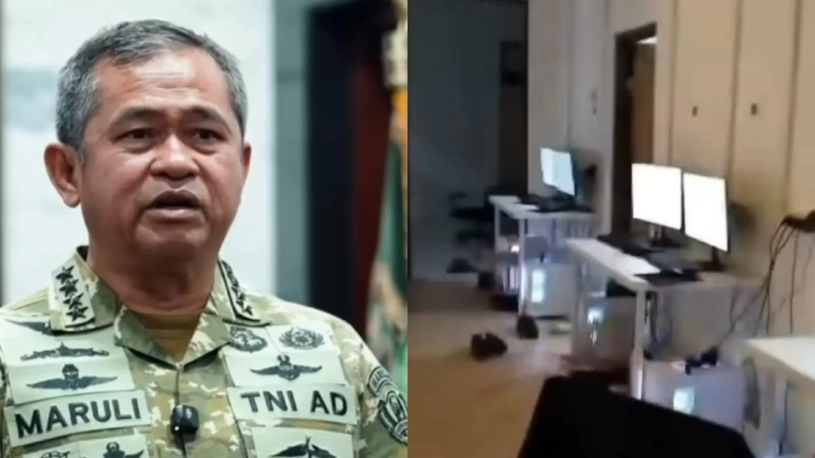 KSAD Maruli Simanjuntak mengaku malu soal rumdin TNI di Cijantung jadi markas judol. (Instagram/sahabat.bm92 - X/murtadhaOne1) (Lie/Promedia)
