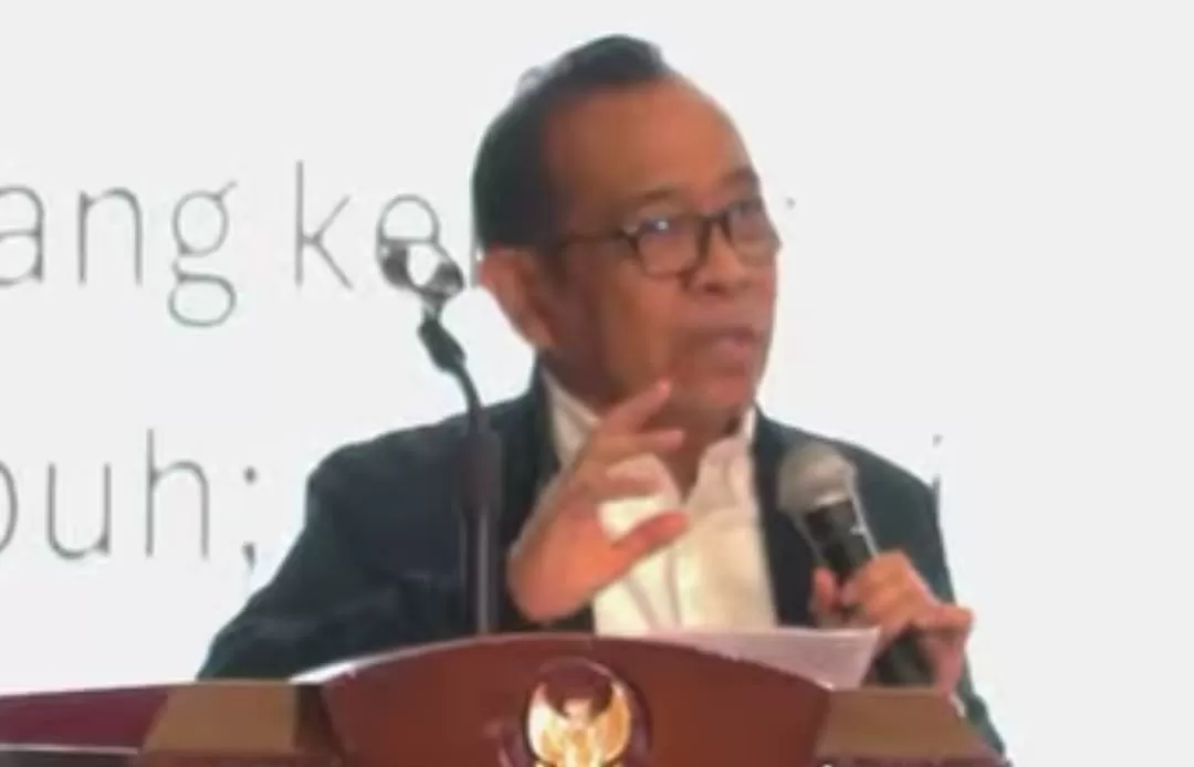Ketua Dewan Pertimbangan Presiden Pratikno memberikan penjelasan mengenai jumlah anggota Wantimpres yang mencapai 26 orang (Ig/@pratikno). (Lie/Promedia)