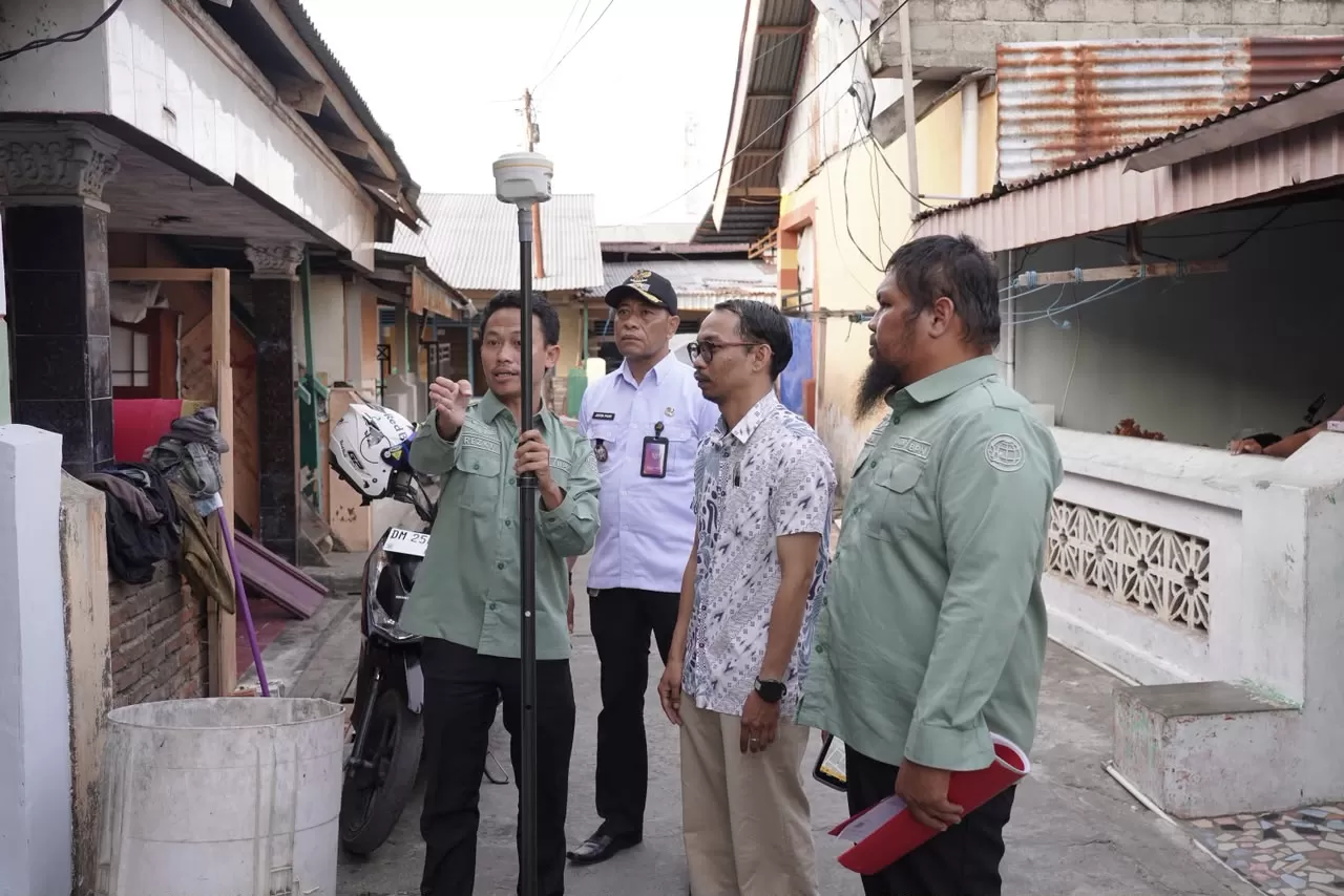 Pengukuran Terjadwal Jadi Cara Kementerian ATR/BPN Benahi Alur Kerja Petugas Ukur dan Edukasi Masyarakat.(foto/Ist)  (Lie/Promedia)