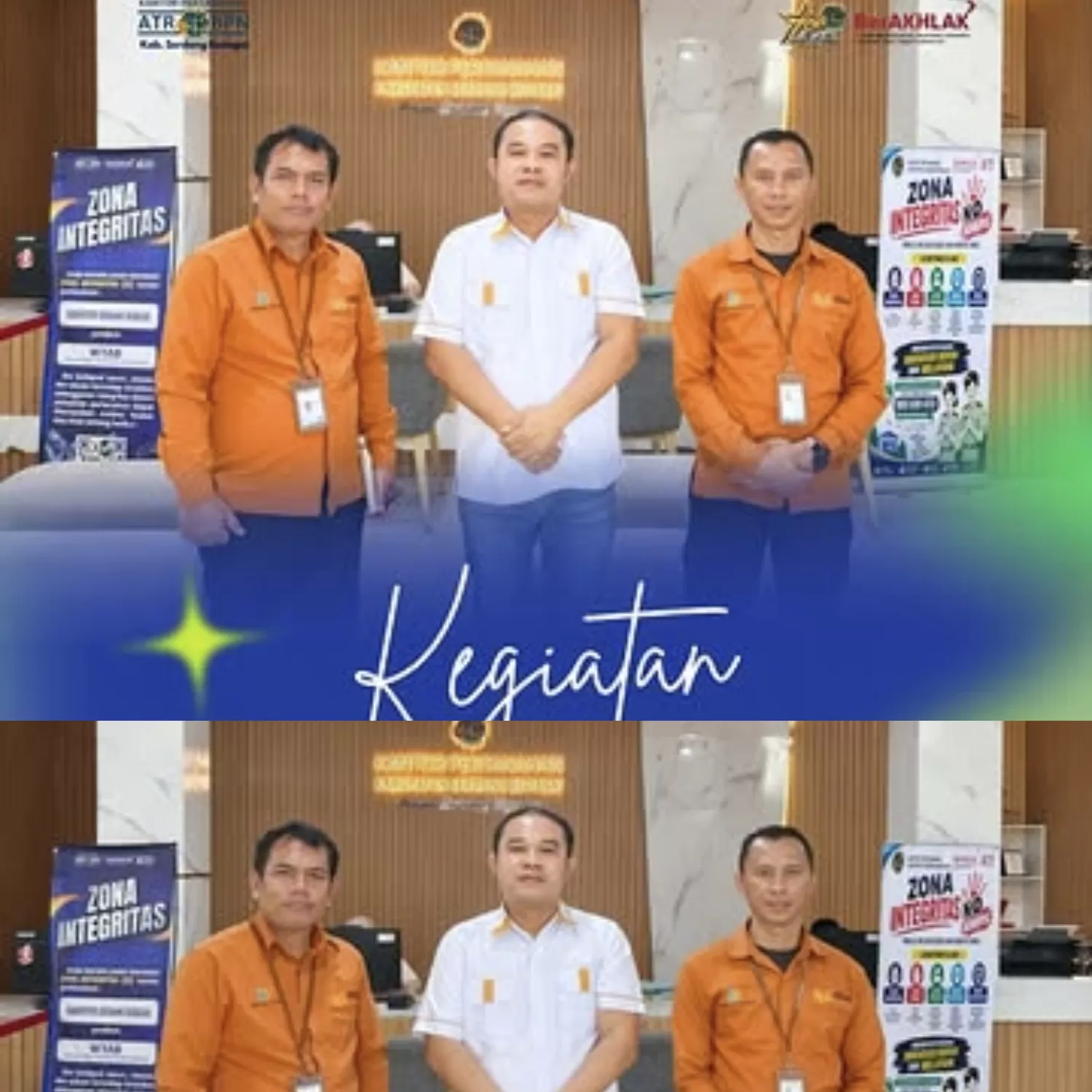 Kantor Pertanahan Kabupaten Serdang Bedagai menerima kunjungan Badan Pusat Statistik (BPS) dalam rangka koordinasi pelaksanaan sensus pegawai. (Lie/Promedia)