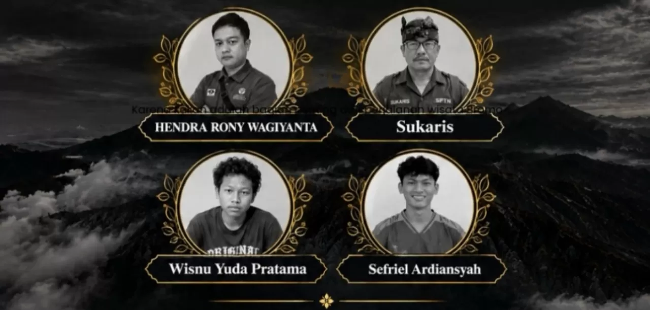 4 korban meninggal dunia usai terjebak karhutla di Bromo saat ikut proses pemadaman. (Instagram/bromo_skybridge) (Lie/Promedia)