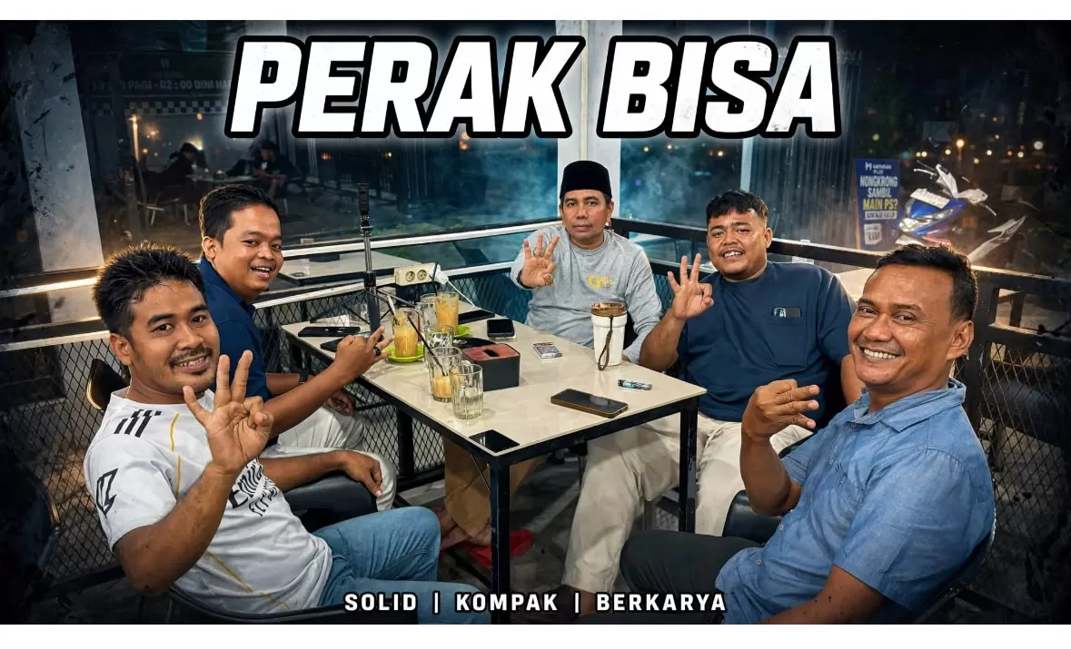 Tim Lawak Perak terdiri atas Huda Firdaus, Yuda Almira Garden, Bang Rei, OK. Hatta, dan Lili Suheli. (Foto/AI/Lie/dovpri)