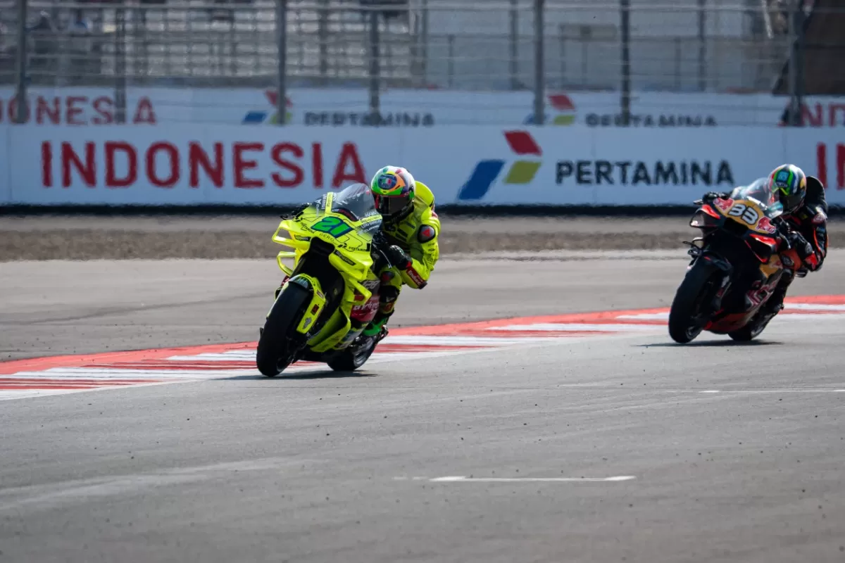 Oli motor balap MotoGP apakah bisa dipakai untuk motor harian, simak penjelasanya berikut ini / foto vr46racingteam (Lie/Promedia)