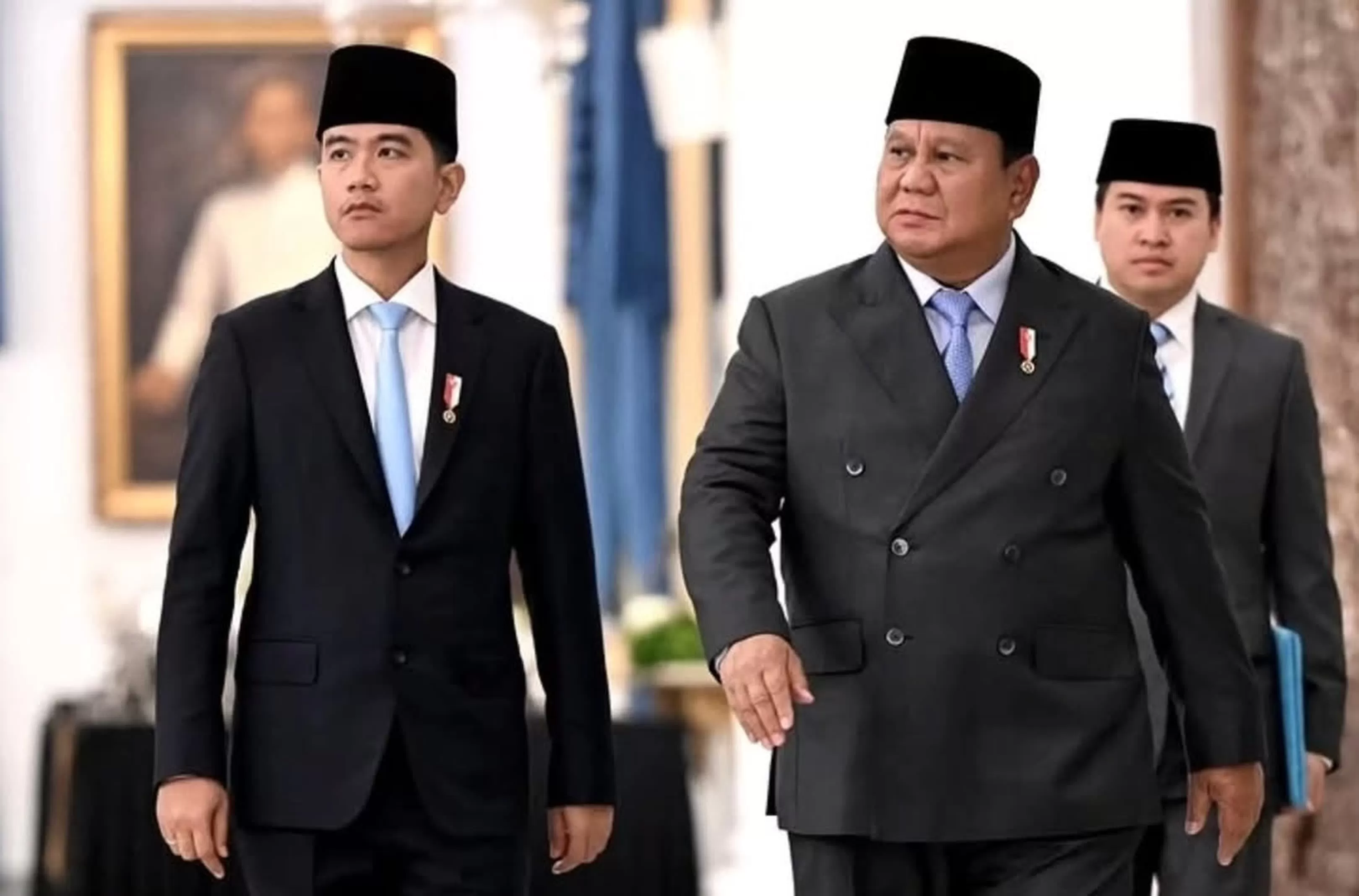 Poltracking merilis tingkat kepuasan publik di tujuh bidang pemerintahan Prabowo-Gibran (Ig/@prabowogibran). (Lie/Promdia)