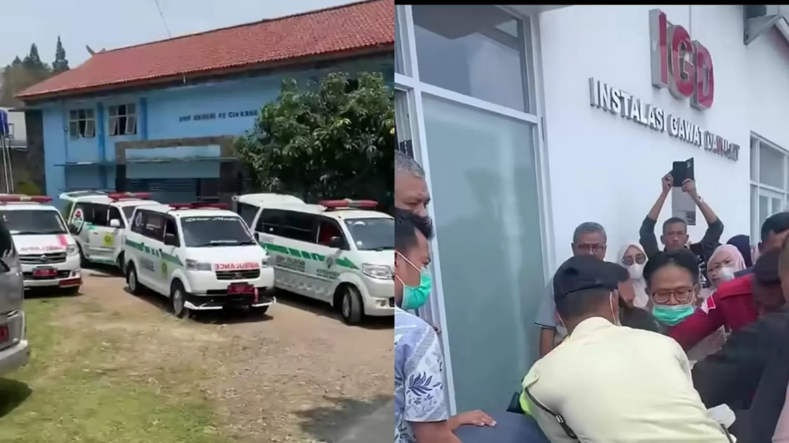 Dugaan keracunan MBG yang dialami puluhan pelajar SMPN 2 Cisarua, Bogor. (Threads/indrovertt-mrekshit) (Lie/Promedia)