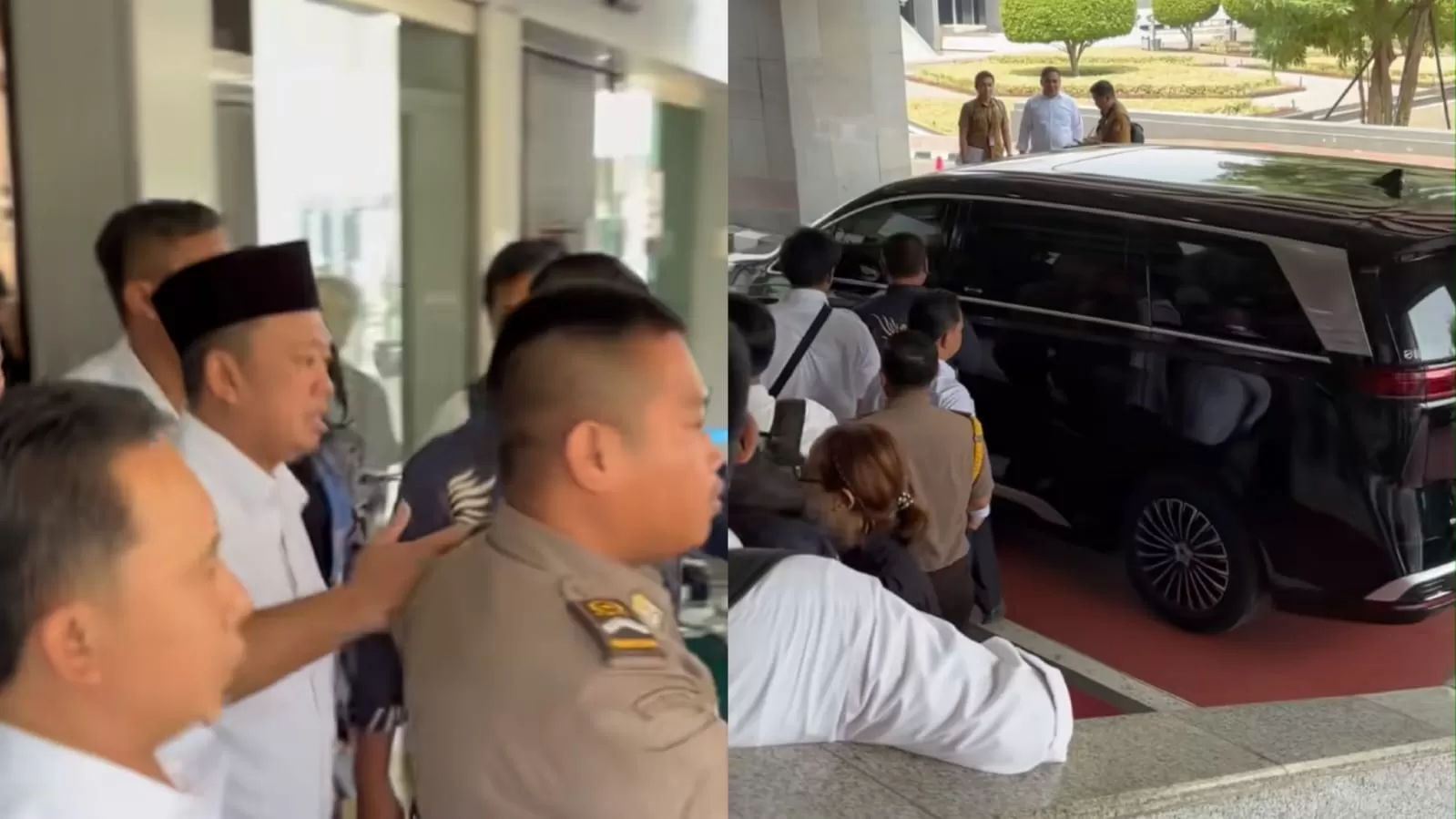 KPK buka suara mengenai video viral yang memiliki narasi penjemputan paksa Nusron Wahid. (TikTok/pelancong.musiman) (Lie/Promedia)