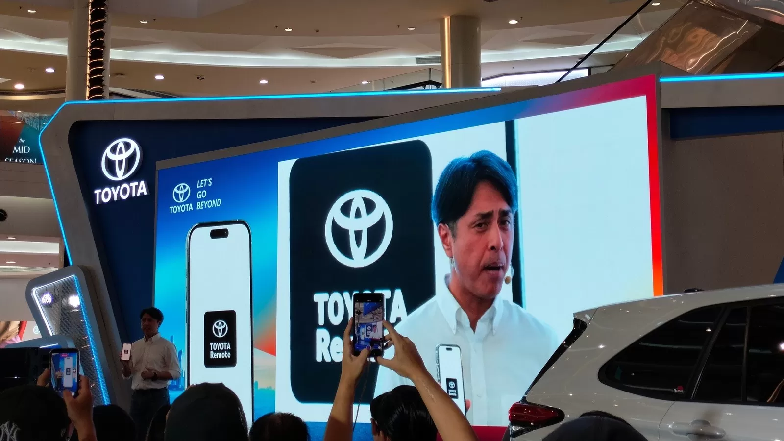Marketing Director PT Toyota-Astra Motor Bansar Maduma pada peluncuran teknologi T Intouch with Toyota Remote di Jakarta, Selasa (21/10/2026). (Hadi Suprapto/NKRI24JAM.com) (Lie/Promedia)