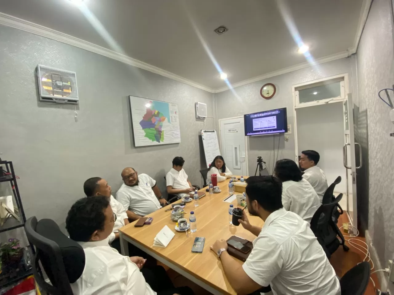 Pertanahan Kabupaten Langkat mengikuti kegiatan Monitoring, Evaluasi, dan Pembinaan Kinerja Kantor Wilayah Badan Pertanahan Nasional (BPN) dan Kantor Pertanahan di lingkungan Provinsi Sumatera Utara (Lie/Promedia)
