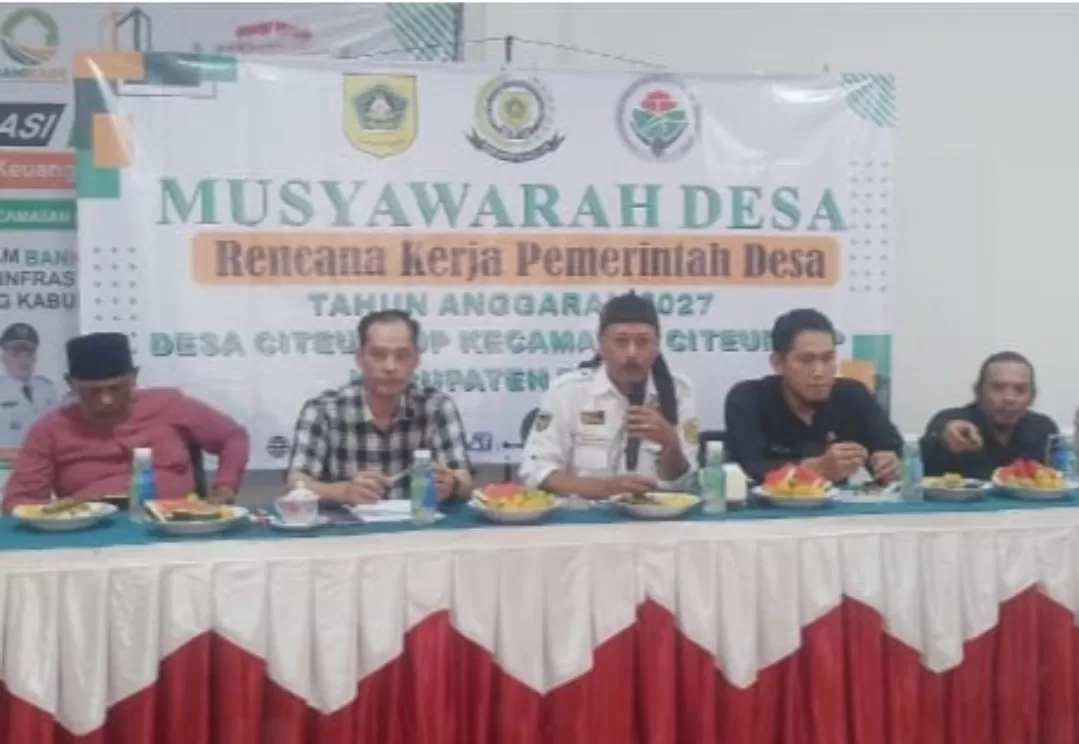 Pemdes Citeureup Bahas RKPDes 2027, Pembangunan Disusun Berdasarkan Skala Prioritas: Ricky Ananda