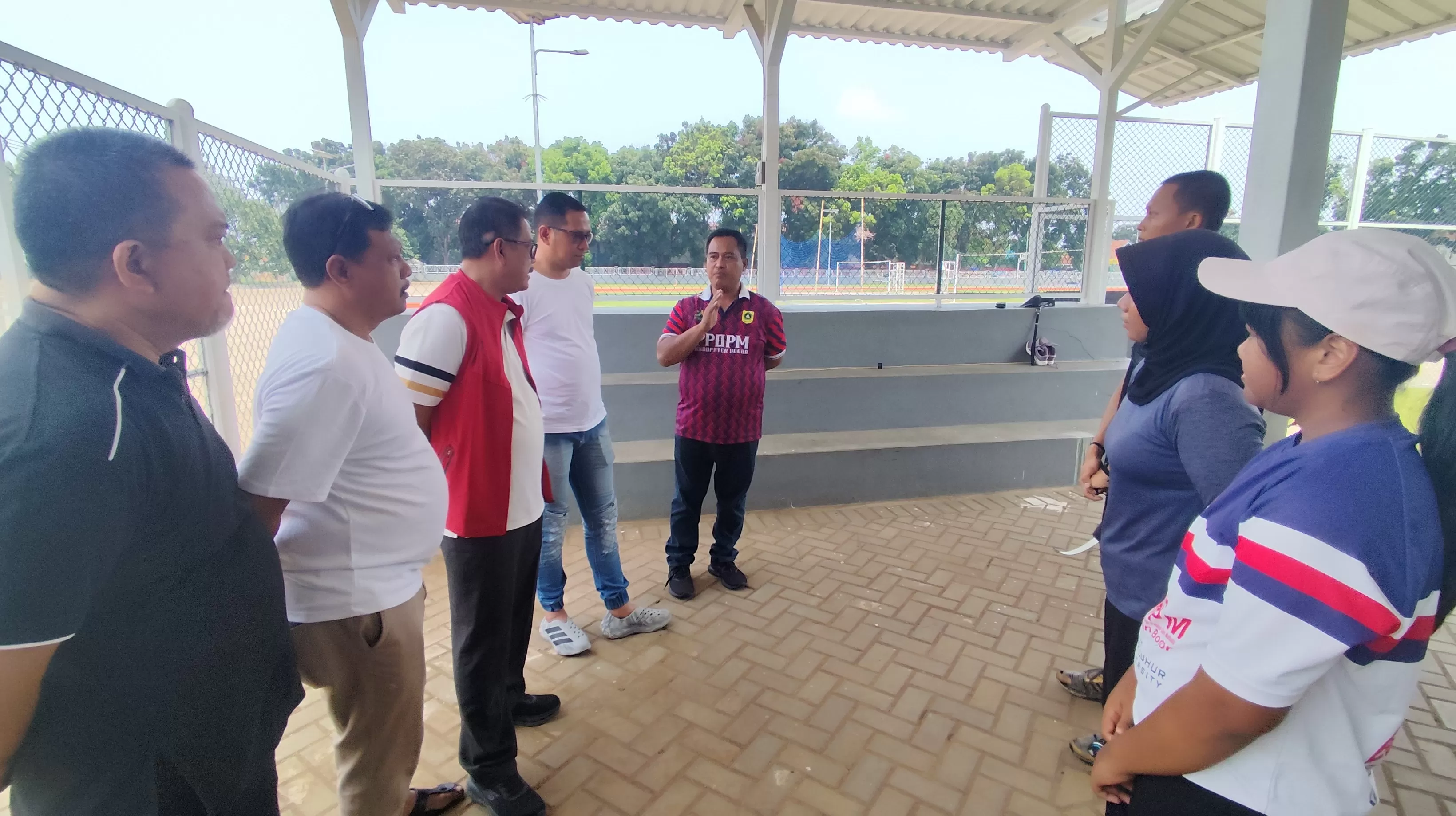 Peninjauan PPOPM Center Kabupaten Bogor sebagai venue utama Bapopsi Cup 2026