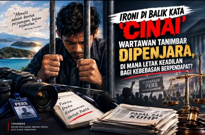 Wartawan Tanimbar Ditahan karena Kata &ldquo;Cinai&rdquo;, Kebebasan Pers Disorot