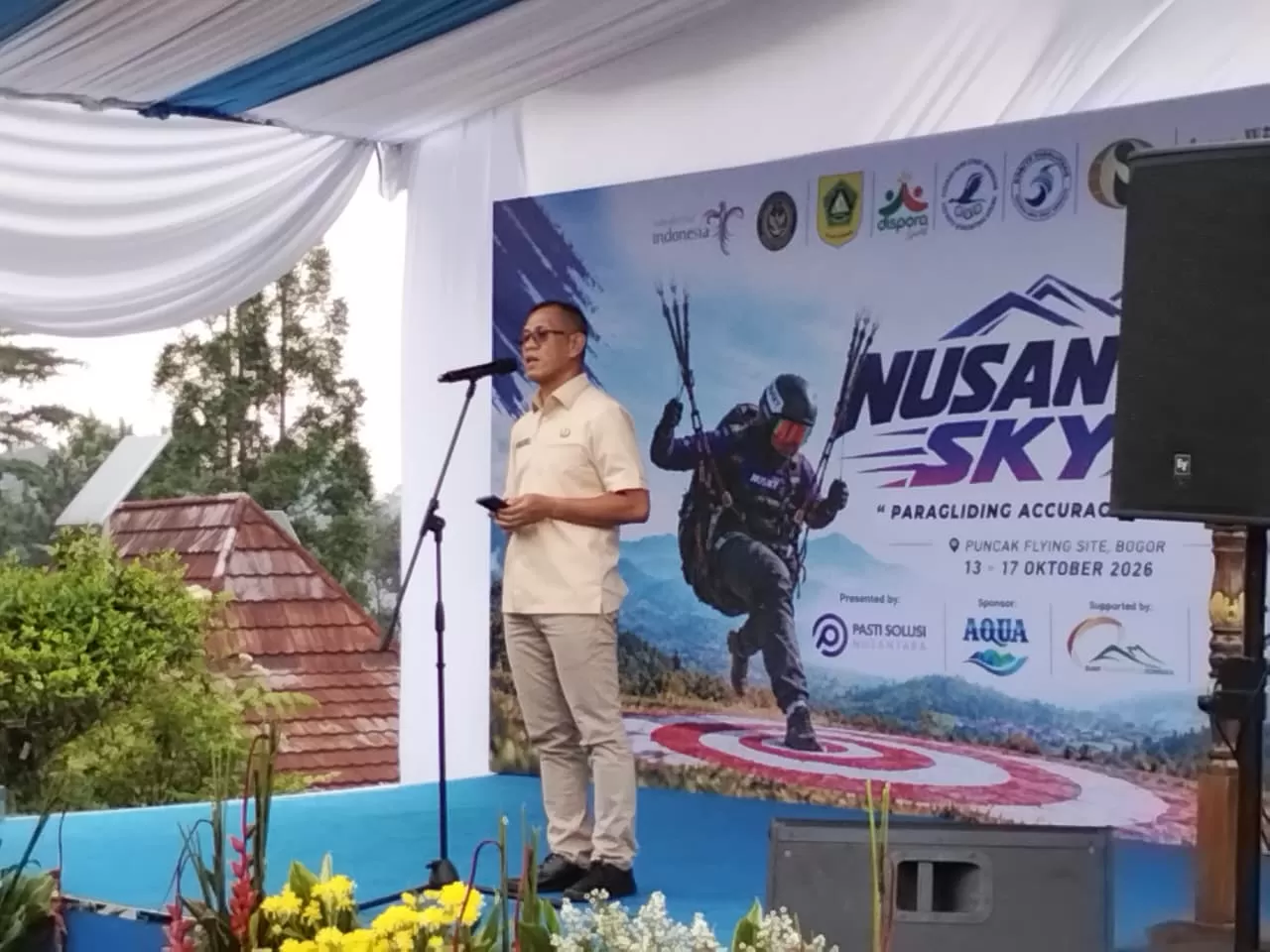 Nusantara Sky One Series, Pemkab Bogor Dorong Atlet Paralayang dan Wisata Cisarua: Obet Sitorus/mahatva.id