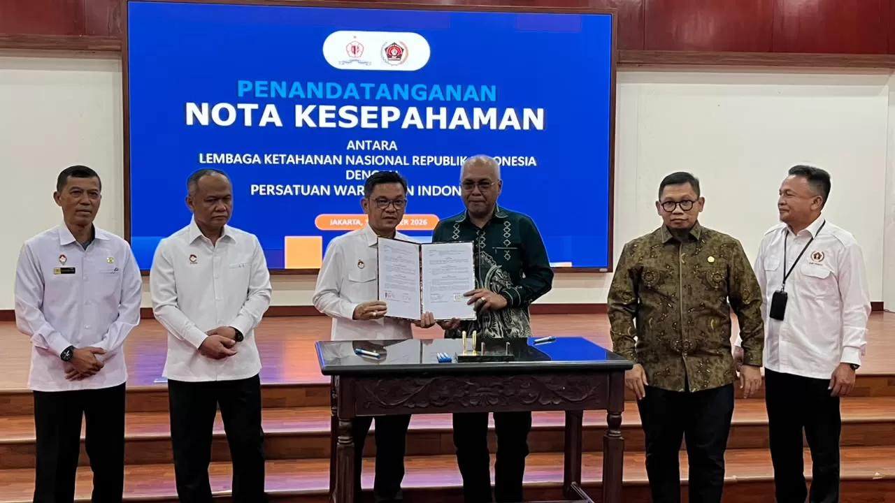 Akhmad Munir dan Ace Hasan Syadzily Perbarui Kerja Sama PWI-Lemhannas
