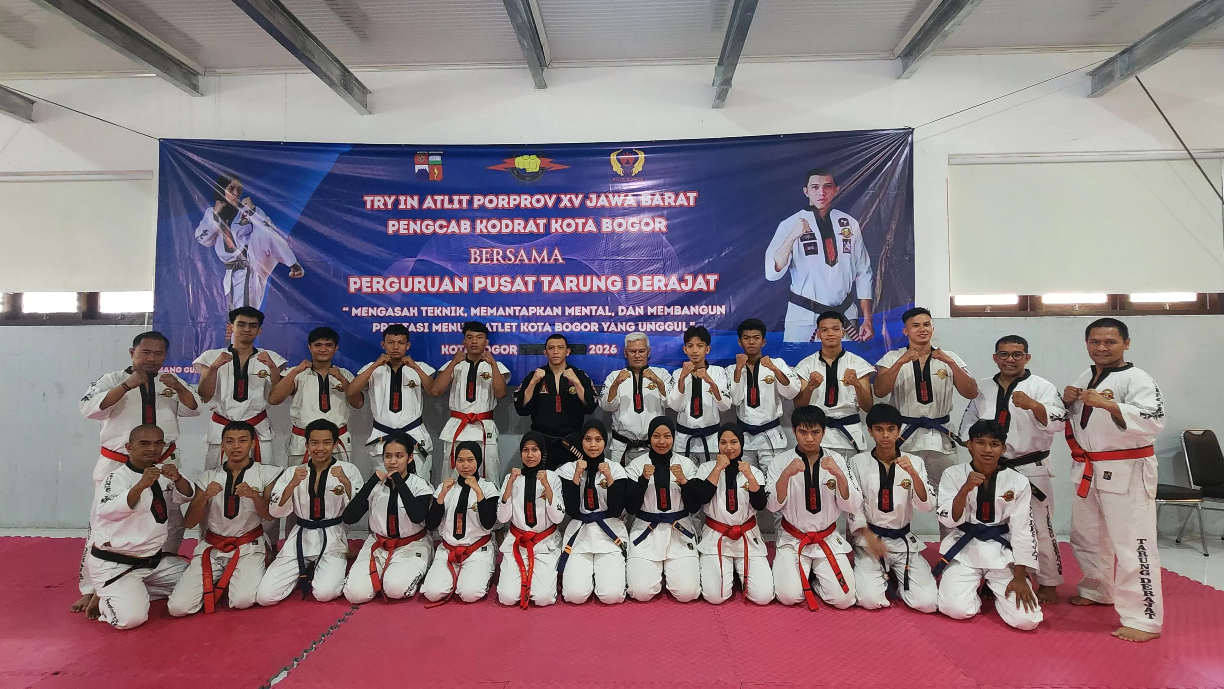 Tarung Derajat Kota Bogor Bidik 5 Emas di Porprov XV Jabar 2026