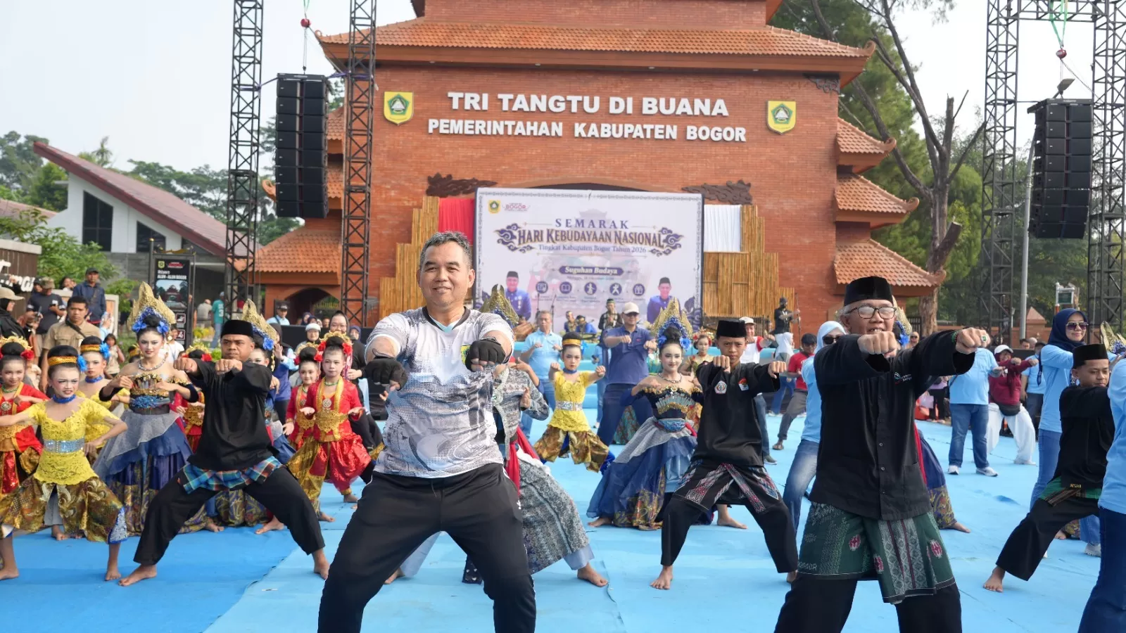 Sekretaris Daerah Kabupaten Bogor, Ajat Rochmat Jatnika, Ikut memeriahkan Hari Kebudayaan Nasional
