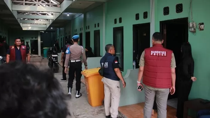 Razia Gabungan di Megamendung Bogor, 53 Orang Jalani Tes Urine Narkoba