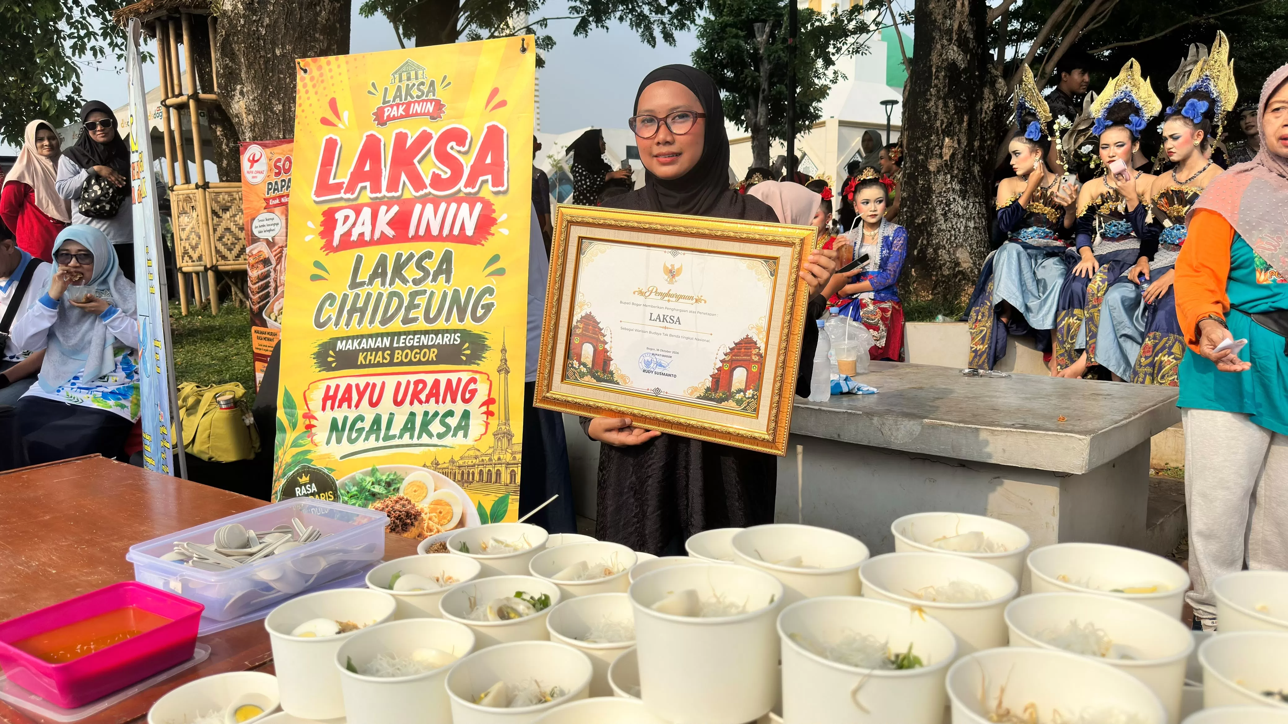 Laksa Pak Inin Cihideung Jadi Warisan Budaya Takbenda, Generasi Muda Diajak Mengenal Kuliner Bogor