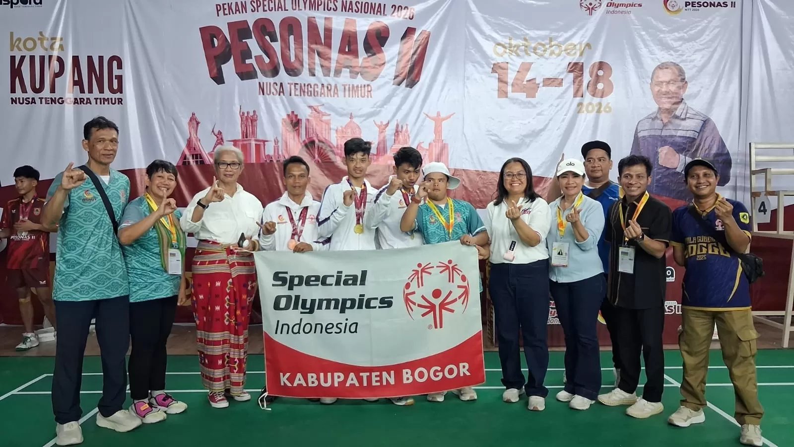 Kabupaten Bogor Sumbang 13 Emas di PESONAS II 2026, Jawa Barat Raih Juara Umum
