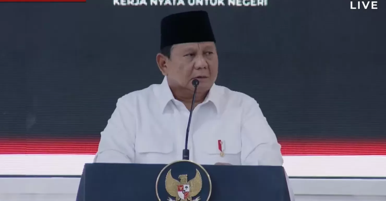 Presiden Republik Indonesia, Prabowo Subianto, menegaskan garis politik luar negeri