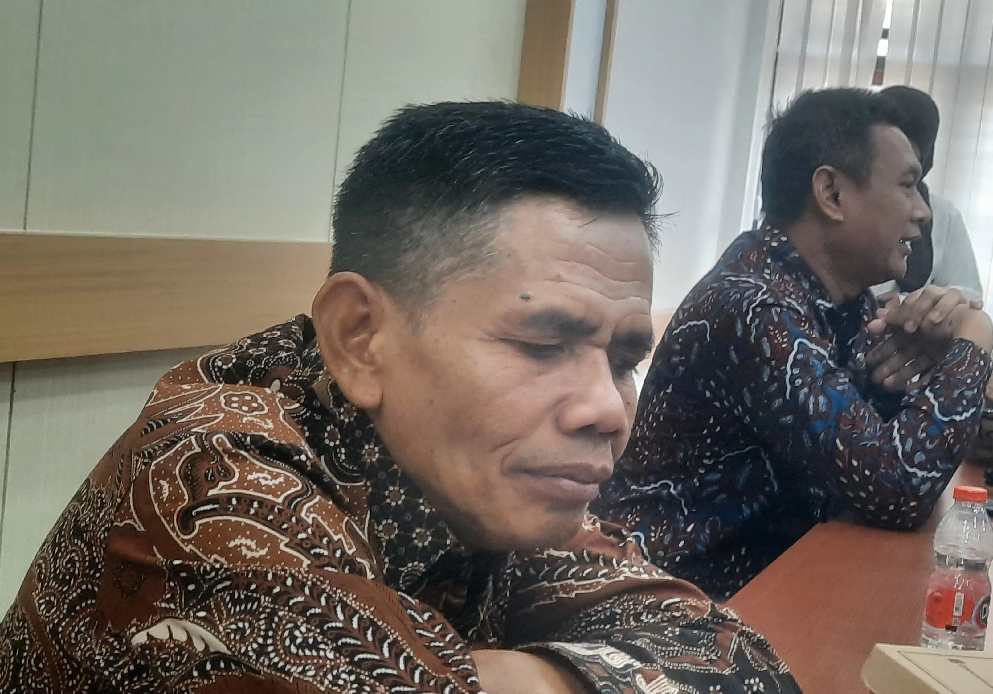 Kepala Dinas Pekerjaan Umum, Perumahan, dan Kawasan Permukiman (DPUPKP) Sleman Sukarmin.  (Husaini. H)