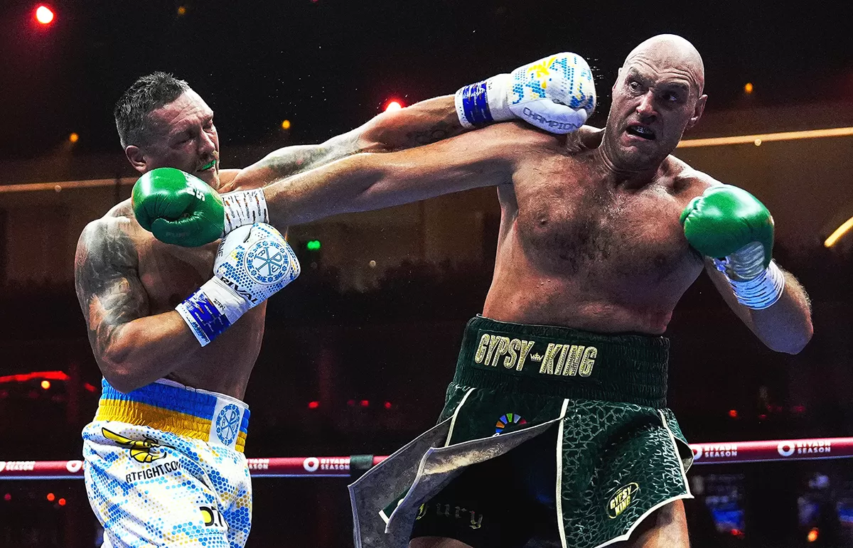 Tyson Fury Kalah Usai 12 Ronde, Oleksandr Usyk Jadi Raja Tinju Kelas Berat