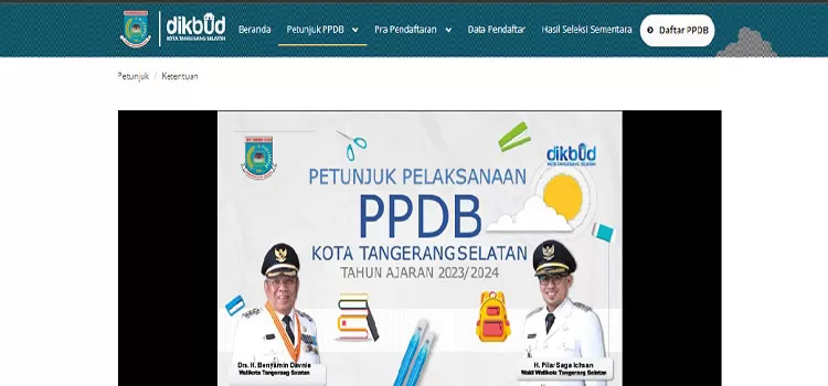 PPDB SMPN Kota Tangerang Selatan 2023/2024 Segera Dibuka, Siapkan ...