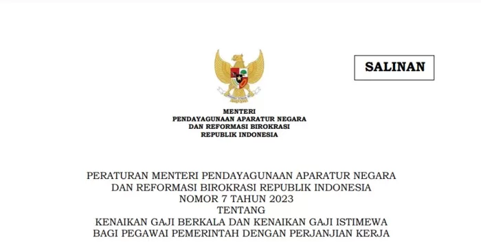 Berita Bahagia Menteri PANRB: ASN PPPK Mendapatkan Gaji Berkala Dan ...