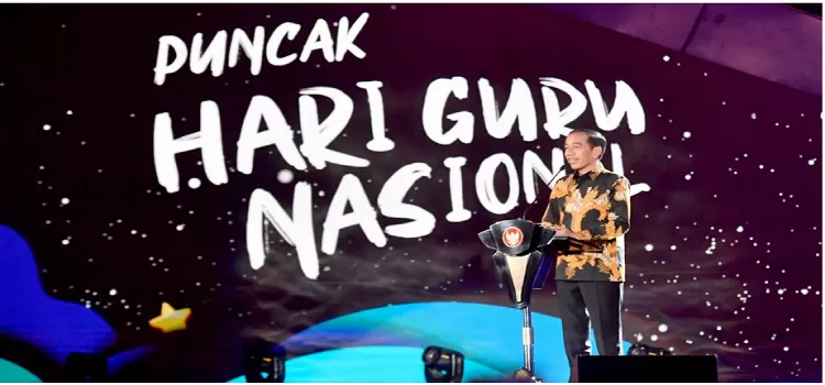 Puncak Hari Guru Nasional Tahun 2023: Presiden Joko Widodo Apresiasi ...