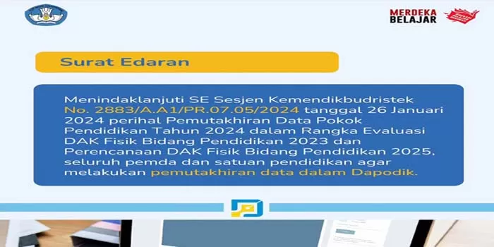 Lakukan Pemutakhiran Dapodik Sebelum 31 Maret 2024, Pemda Dan Satuan ...