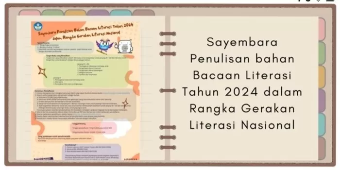 Sayembara Penulisan Bahan Bacaan Tahun 2024 Dalam Rangka Gerakan ...