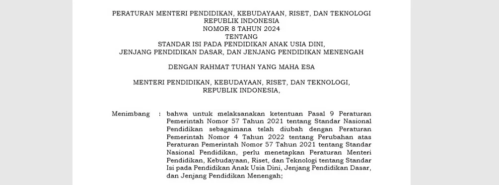 Pasca Terbitnya Permendikbudristek Nomor 8 Tahun 2024, Inilah Ruang ...