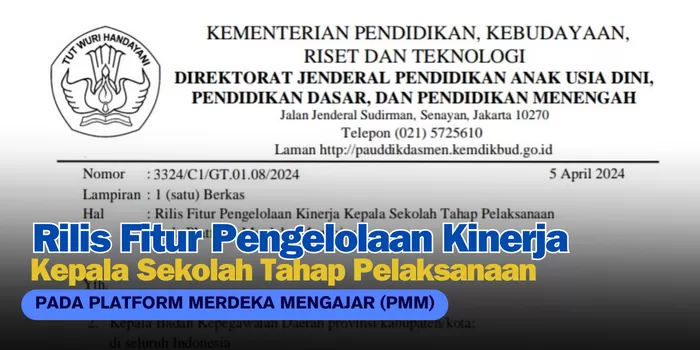 Fitur Pengelolaan Kinerja Kepala Sekolah Tahap Pelaksanaan Pada Pmm Siap Dirilis