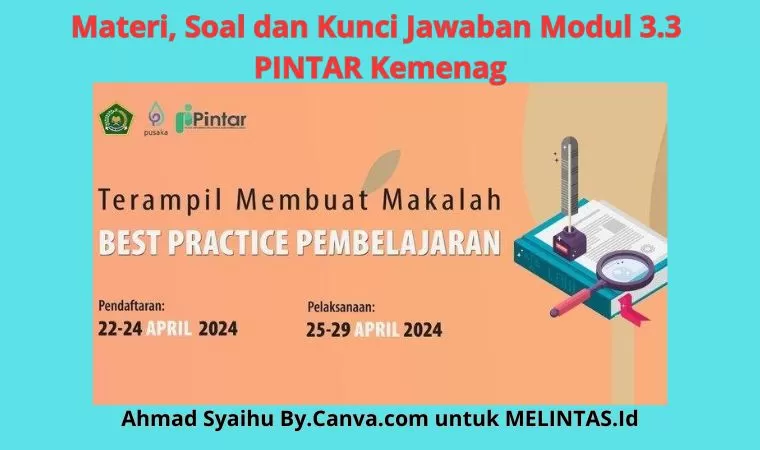 Soal Dan Kunci Jawaban Modul 3.3 Kajian Pustaka Dalam Menulis Makalah ...