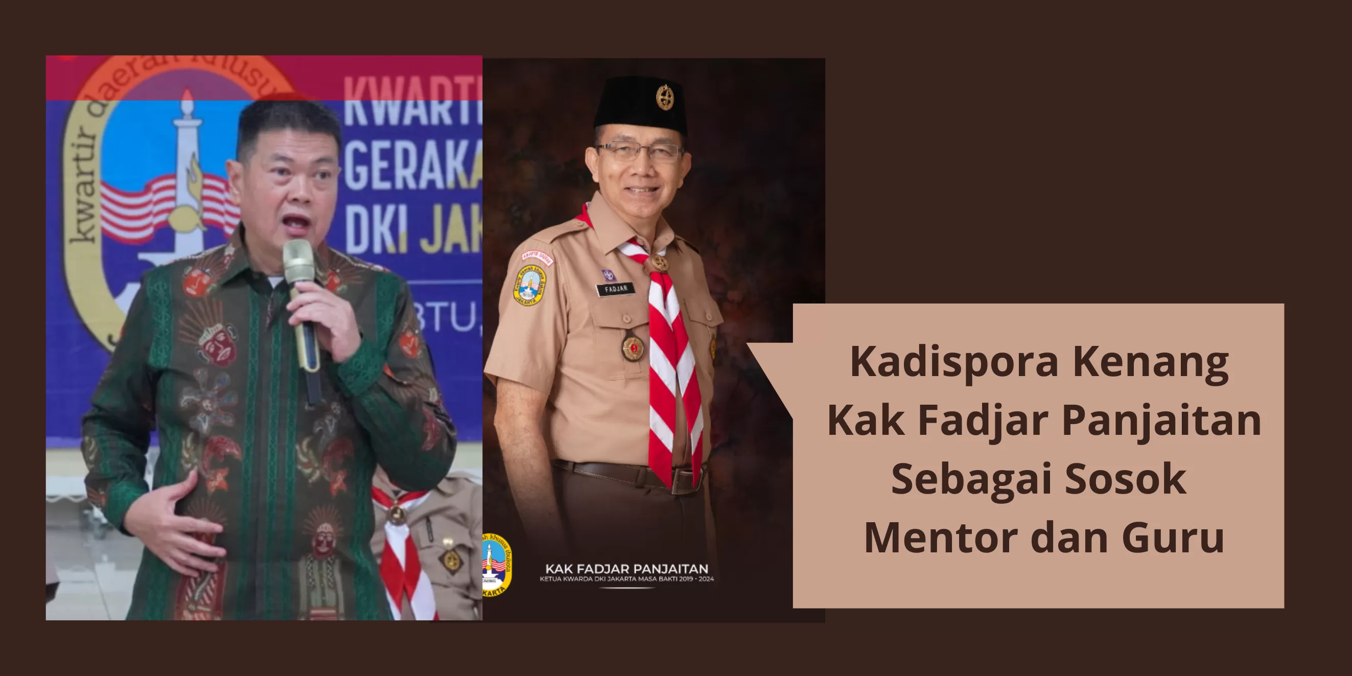 Kak Andri Kadispora Prov Dki Jakarta Kenang Kak Fadjar Panjaitan