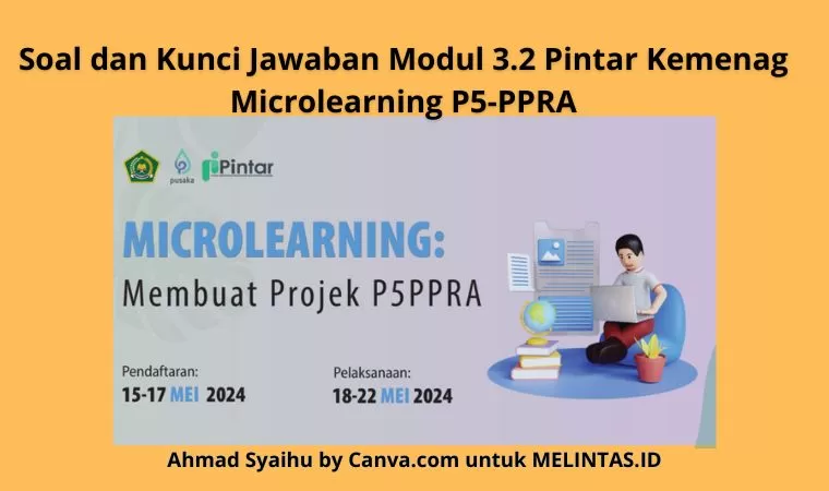 Materi, Soal Dan Kunci Jawaban Modul 3.2 Konsep P5-PPRA Pada Pelatihan ...