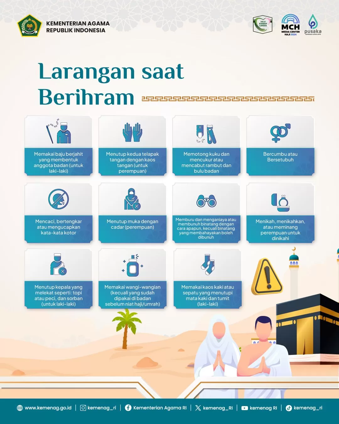 Info Haji 1445 H : Ketentuan Dan Larangan Ihram, Pentingnya Memahami ...