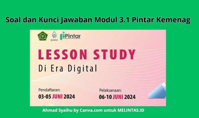 Kunci Jawaban Pelatihan Modul 3.1 Lesson Study Di Era Digital, Pada ...