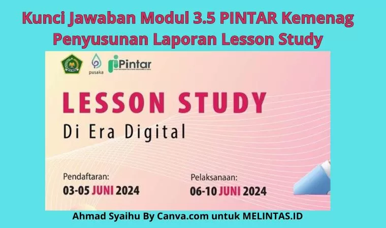 Info Pintar Kemenag : Soal Dan Jawaban Modul 3.5 Penyusunan Laporan ...