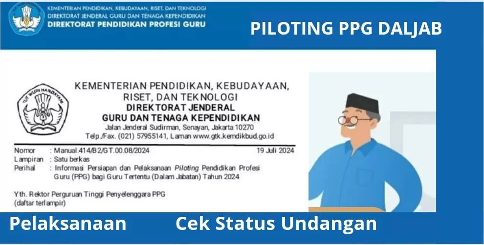 Informasi PPG Daljab 2024: Kabar Gembira! Surat Edaran Piloting PPG ...